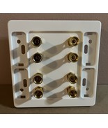 Radio Shack Surround Sound Wall Plate - 8 Binding Posts For 4 Speakers - $219.00 MXN