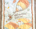 Dr. Seuss Oh The Places You&#39;ll Go Crib Blanket Baby Nursery Decoration - $59.99