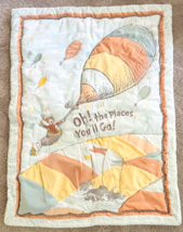 Dr. Seuss Oh The Places You&#39;ll Go Crib Blanket Baby Nursery Decoration - £47.17 GBP