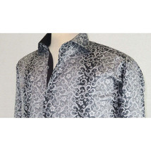 Men Shirt J.Valintin Turkey-Usa 100% Egyption Cotton Axxess Style 7164-10 gray image 9
