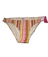 Xhilaration Multi-Colored Stripe Pattern Cheeky Bikini Bottom Size XL 12-14 - $6.80