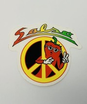 Salsa Cycles Sticker - Rare- Peace Sign Symbol Rasta NOS - $74.20