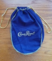Crown Royal Bag Purple and Gold with Draw String (9&quot; x 13&quot;) 1.75L - £3.11 GBP