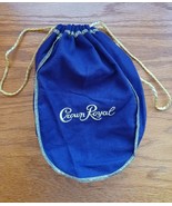 Crown Royal Bag Purple and Gold with Draw String (9&quot; x 13&quot;) 1.75L - £3.10 GBP