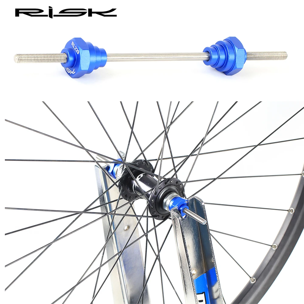 Bicycle Wheel Thru Axle Adapter Wheel Truing Stand Platform for 12/15/20mm Hub M - £136.08 GBP