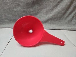 Tupperware Funnel, 1227, Red Kitchen Tool - $4.74