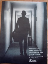 AT&amp;T Business Man With Suitcases Print Magazine Advertisements 1967 - £6.38 GBP