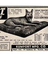 Kumfort Dog Mattress 1953 Advertisement Pets German Shepherd DWEE10 - $27.41 CAD