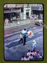 1949 Carnival Celebration Street Scene Panama Red-Border Kodachrome Slide - £3.09 GBP