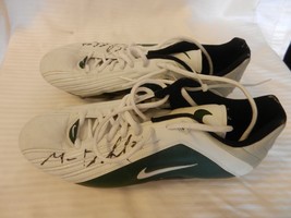 Green Bay Packers Nike Spikes Cleats Signed by #20 Makinton Dorleant - £109.92 GBP