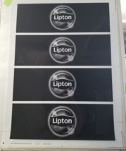 Lipton Tea Preproduction Advertising Art Work Modern Future Logo 2016 - $18.95