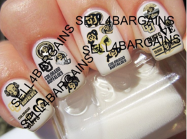 40 New 2023 Colorado Buffaloes PRIME TIME 20 Different Designs Nail Decals - £15.97 GBP