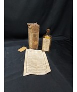 OLD Elliott&#39;s Oil Liniment Medinie Bottle, Box &amp; Papers, Newport News Vi... - $654.97 MXN