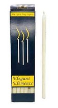 10&quot; Ivory Chime Candle 6 Pack - £21.01 GBP