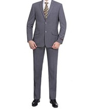 P&amp;L Men&#39;s Premium Slim Fit 2-Piece Business Wedding Prom Suit Jacket Blazer Tux - £49.29 GBP