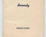 Chi Sigma Chi Sorority Directory 1926 - 1949 Marquette University Milwau... - $27.72
