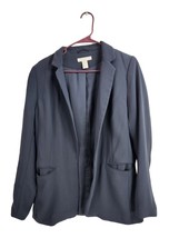 H&amp;M Women&#39;s Navy Blue US 12 Polyester Basic Jacket - $10.88