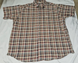 Carhartt Shirt Mens XL Short Sleeve Button Front Front Pockets Lightweight Relax - £12.77 GBP