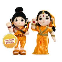 Panda's Box Baby Rama &amp; Devi Sita Combo (37 CM) | Soft Plush Toys | Best... - $34.72