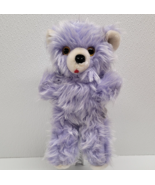 Vintage S.T.I. Purple Teddy Bear Plush Stuffed Animal Yellow Eyes 12&quot; - $45.53