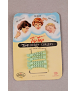 Vintage Tiny Dream Curlers 4 Small  No. 339 Tip Tip Green Rubber New - $15.72 CAD
