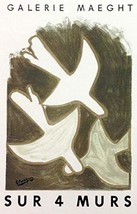 Georges Braque 10, lithograph &quot;Sur quatre murs&quot; Art in posters - £63.80 GBP