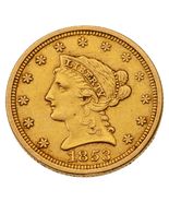 1853 Or Liberty Quarts Aigle En Au État Beau Début US Or Pièce de Monnaie - €993,82 EUR