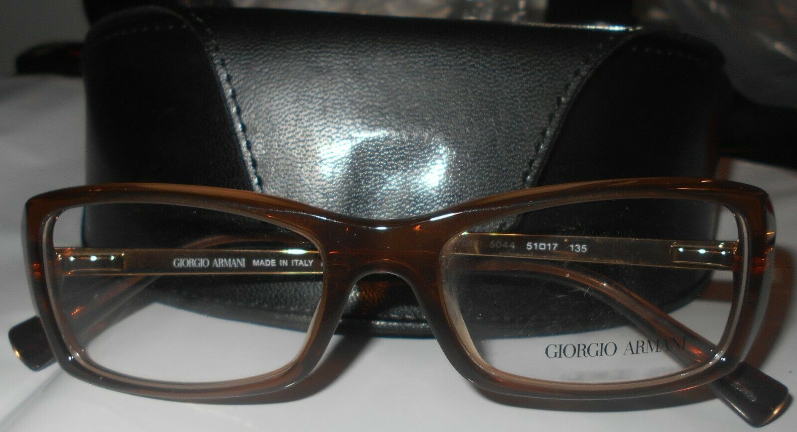 Giorgio Armani glasses AR7011 -5044 - 51 17 - 135 -Made in Italy -new with case - $49.99