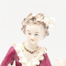Vintage Porcelain Women With / Bristled Dress Figure Made in Japan-
show... - $79.85