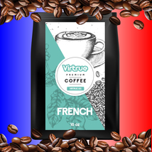 Gourmet French Dark Roast Coffee - 16oz - Small Batch - Free Shipping - £13.90 GBP