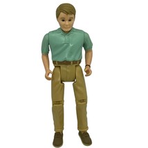 Fisher Price Loving Family Dollhouse Father Figurine with Green Shirt Ta... - $11.52