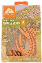 Ozark Trail Rubber Bungee Cords 4 Count Box 2-30 inch 2-36 inch - $6.69 CAD