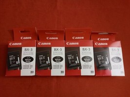 Genuine Canon BX-3 Black BJ Fax Cartridges 4pc Lot - £27.37 GBP