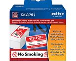 Brother Genuine DK-2251 Continuous Length Replacement Labels, Black/Red ... - $32.28+