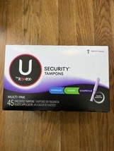 U by Kotex Security Tampons Multi-Pak 10 Regular, 15 Super, 20 Super Plus - £77.68 GBP