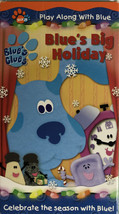 Blues Clues-Blues Big Holiday(Vhs 2001)TESTED-RARE Vintage COLLECTIBLE-SHIP24HRS - $67.22