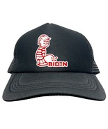 TRUMP PISS ON BIDEN FUNNY Trucker Hat Cap Foam Baseball Logo Mesh HF0234 - $19.99