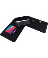  XL Corner Desk Pad Waterproof Anti Slip PU Leather Large Corner C - £49.83 GBP