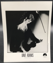 1986 Dave Adams Violinist Violin Viola Elektra PR Press Kit Photograph Publicity - £14.73 GBP
