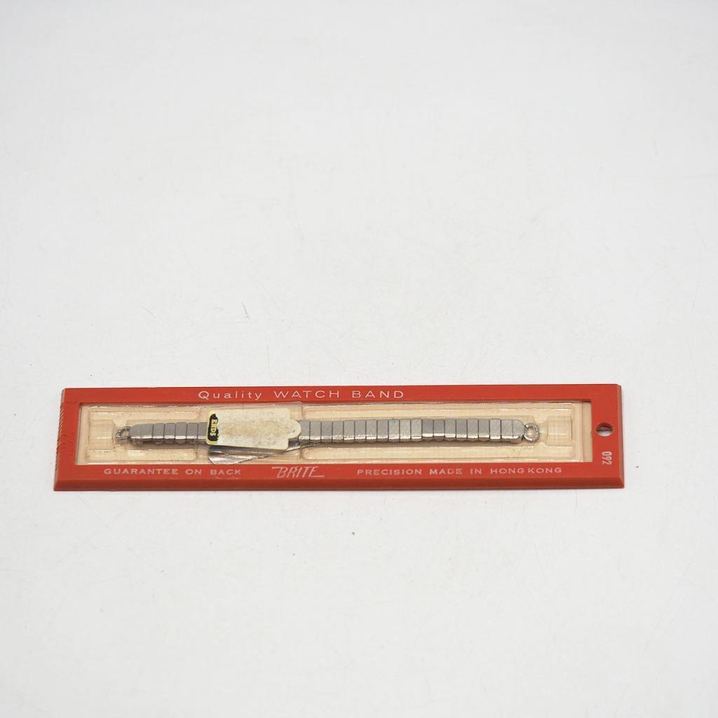 Primary image for Vintage Brite Ladies Silver Tone Watch Band NOS