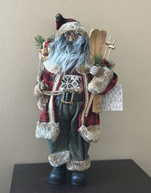 Nicole Miller African American Santa Claus New Tabletop Christmas Gifts 21” Tall - £51.93 GBP