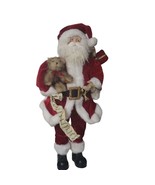 Santa Claus 28&quot; With Teddy Bear and Naughty or Nice List - £29.72 GBP
