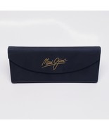 MAUI JIM Sunglass Case Black Tri Fold Felt Lined Magnet Front Closure Ca... - $9.40