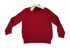 Calvin Klein Turtleneck Sweater Little Boys Medium (5) 100% Cotton Red - $15.84