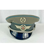 Original East German Air Force Officers Visor Hat Cap w Insignia NVA Sz ... - £58.15 GBP
