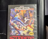 Streets of Rage (Sega Genesis, 1991) {NO MANUAL} VERY NICE CARTRIDGE + CASE - $29.69