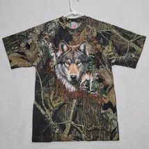 Mossy Oak Men&#39;s Camo T Shirt Size M Short Sleeve Camouflage Raise The Roof - £16.68 GBP