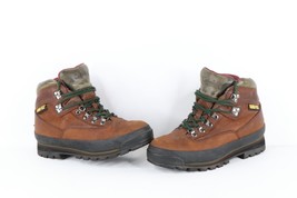 Vtg 90s Cabelas Womens 8.5 B Distressed Leather Goretex Waterproof Hikin... - $1,406.42 MXN