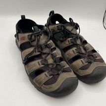 Keen Men’s Whisper Waterproof Leather Outdoor Hiking Sandals Size 10.5 Brown - £15.26 GBP