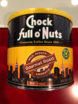 CHOCK FULL OF NUTS GOURMET ROAST GROUND COFFEE 26OZ - £13.36 GBP